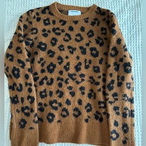 Size Medium, Old Navy Cheetah Sweater